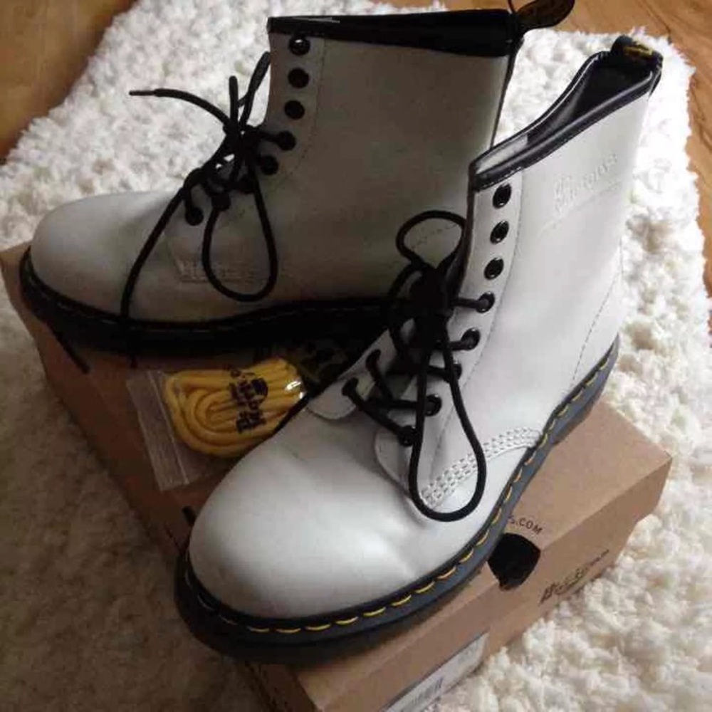 White Doc Martens Size 7